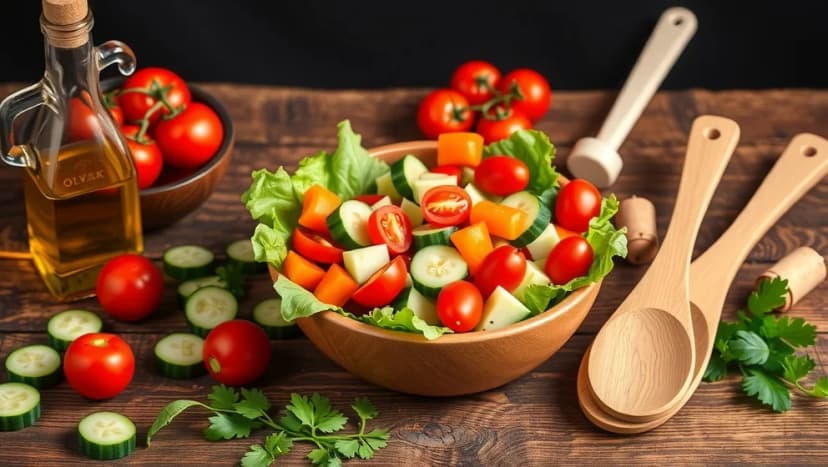 God sallad till maten gör skillnad